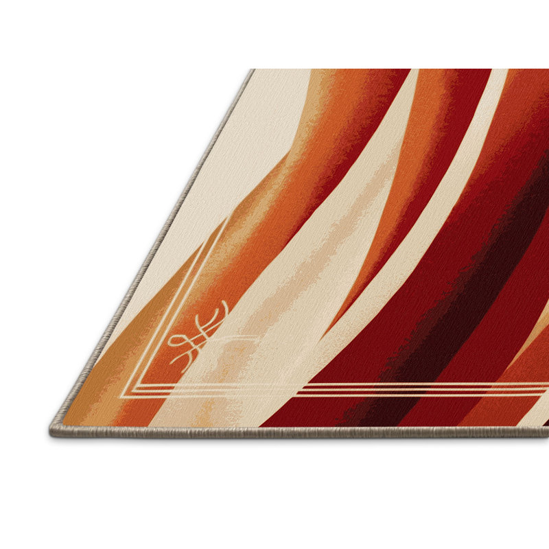 Ochre Whispers Rug, Rectangle 2' x 3'
