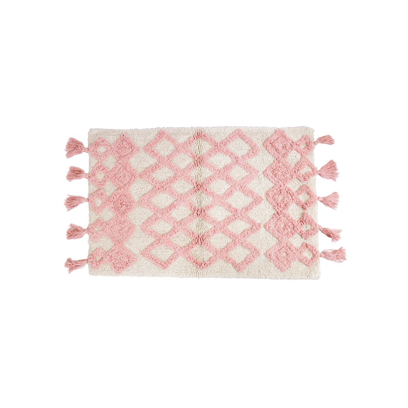 Jameion Cotton Blend Non-Slip Bath Rug