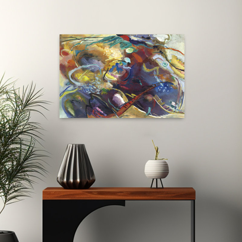 Impressionnisme abstrait, art contemporain, H 16 po x l 24 po