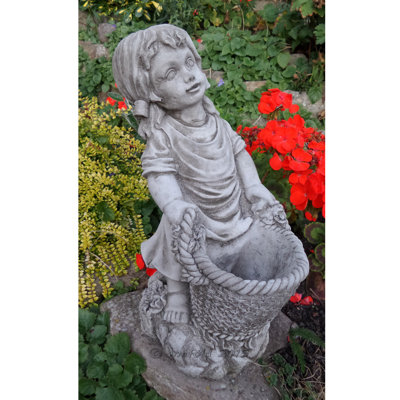 Lovell Weather Resistant Stone Garden Statue