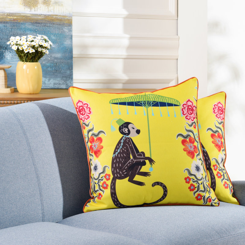Coussin Maharaja, Jaune