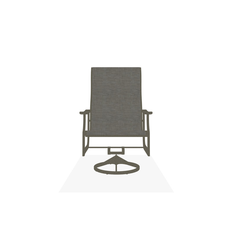 St. Catherine Polymer Outdoor Lounge Chair, Storm, Burke