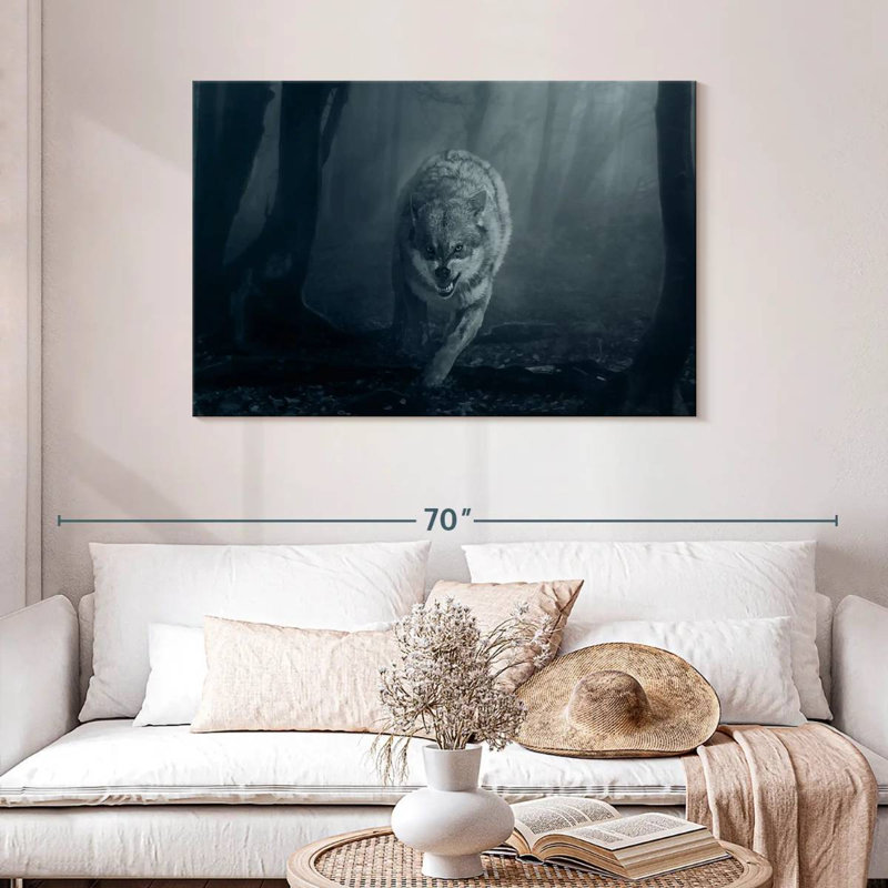 Mad Wolf, 30" H x 45" W