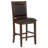 Gelisha Upholstered Counter Stool with Solid Wood Frame