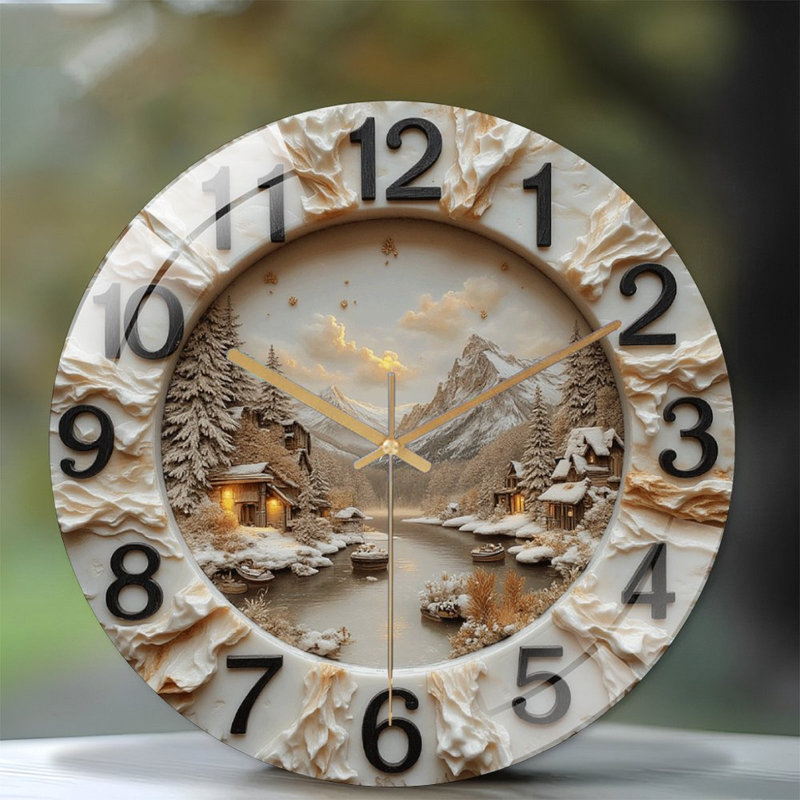 Horloge murale 12 po