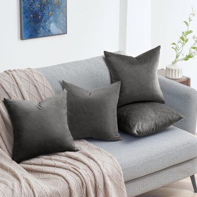 Luxury Square Throw Cushion Cover Pad Decorative set of 4
