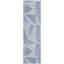 Tapis bleu marine en polyester tissé à la machine Itzayana-370796518