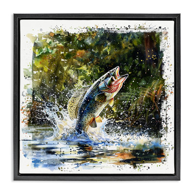  "Splashing Lake Bass", art mural encadré par LSR Design Studio