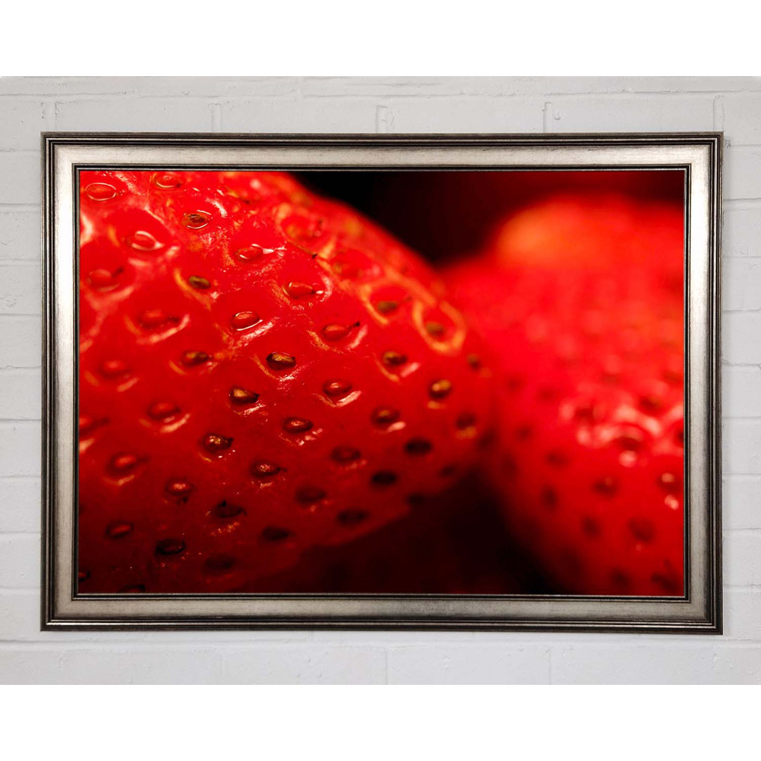 Gerahmtes Wandbild Strawberry Treat