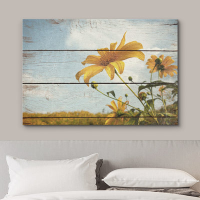 Flower Blossom " Yellow Wildflower Field "