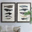 Baleine graphique I - ensemble de 2 cadres photo-966349126-966349135-1023591107