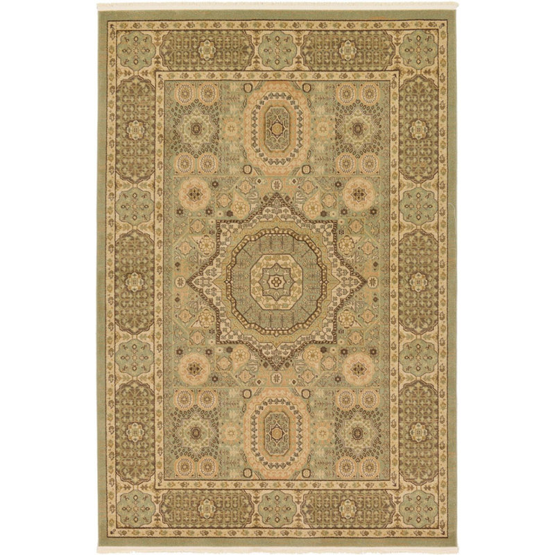 Tapis à motif oriental brun Palazzo, Rectangle 2 pi x 3 pi