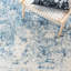 Tapis abstrait gris clair / bleu N'Keal-447731232-525112257