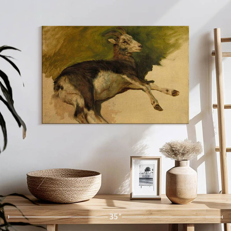 A She-Goat, 16" H x 24" W