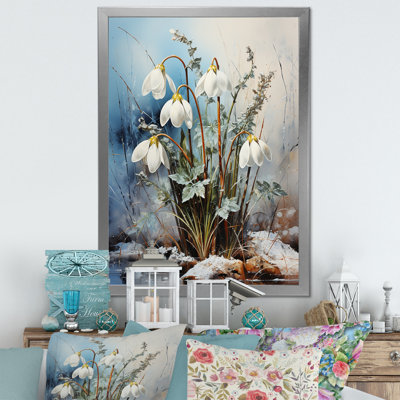 " Snowdrops In Blue Hues "