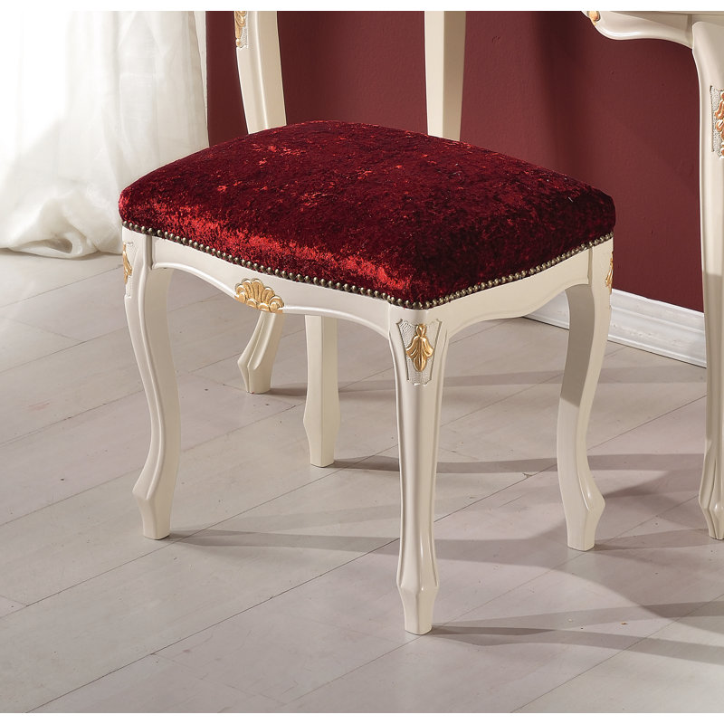 Bustamante Solid Wood Accent Stool