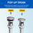 Bathroom Faucet Single Handle With Pop-up Drain & Water Hoses For Bathroom Vanity Faucet Vessel Sink Faucet-125529160