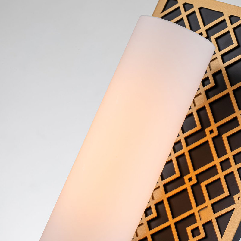 Ziggy Bath Sconce, Laquered Gold