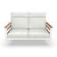 Causeuse d'extérieur en métal avec coussin Sunbrella Townsend-116227649