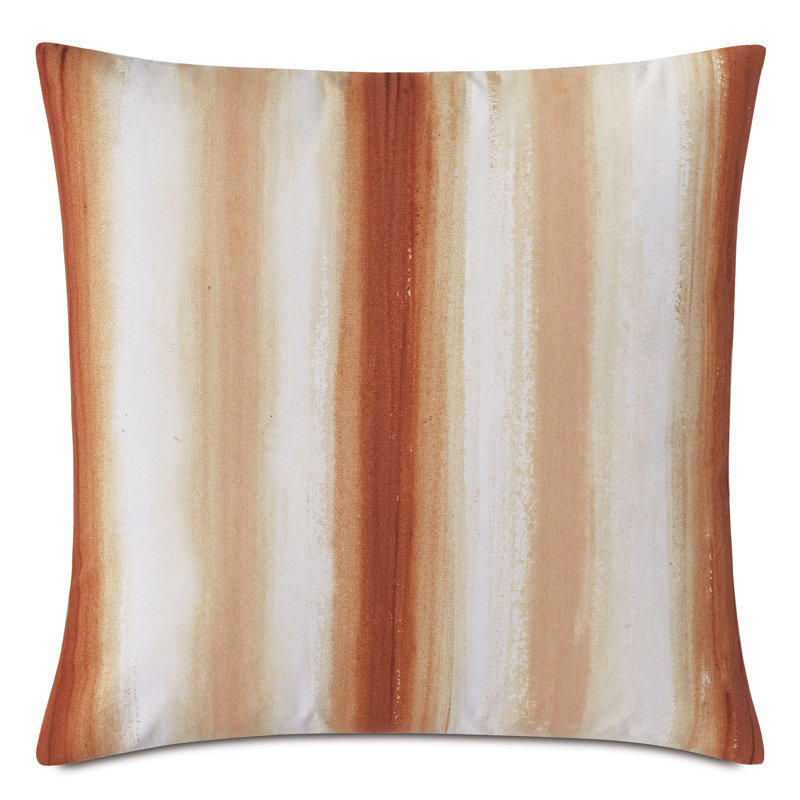 Palmetto Square Indoor/Outdoor Pillow Cover & Insert, Orange