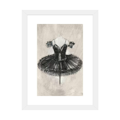 " Black Ballet Dress II " Painting