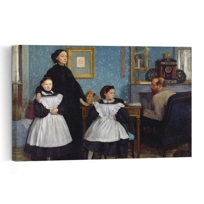 " The Bellelli Family, 1858-67 Impressionist Abstract Contemporary Portrait Wall Art Print " by Edgar Degas