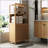 Versatile Bamboo Storage Cabinet for Various Rooms, Enhancing Organization