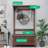 33.46"Dark Brown Minimalism Solid Wood Clothes Rack