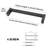 10 Pack 5 Inch Matte Black Kitchen Cabinet Handles Knurled Cabinet Pulls Black Drawer Pulls Kitchen Hardware