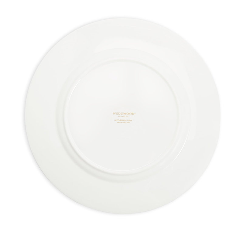 Wedgwood Anthemion Gray Plate 10.7In