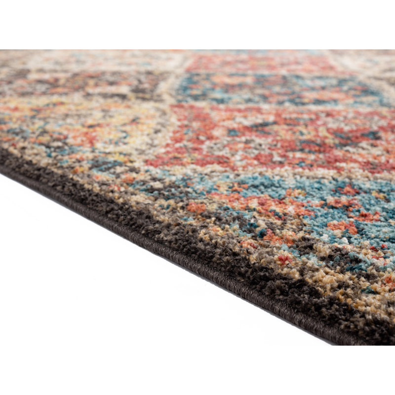 Summertown Synthetic Geometric Indoor Rug, Rectangle 7'10" x 10'6"