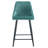 Kelsey Upholstered Counter Stool with Metal Frame-1463957476