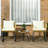 3 Piece Patio Rocking Chair - Cream White With Cushions And Glass Top Table For Outdoors Bistro White. Outdoor Delight Chairs Coffee Table. Front Porch Furniture Fun