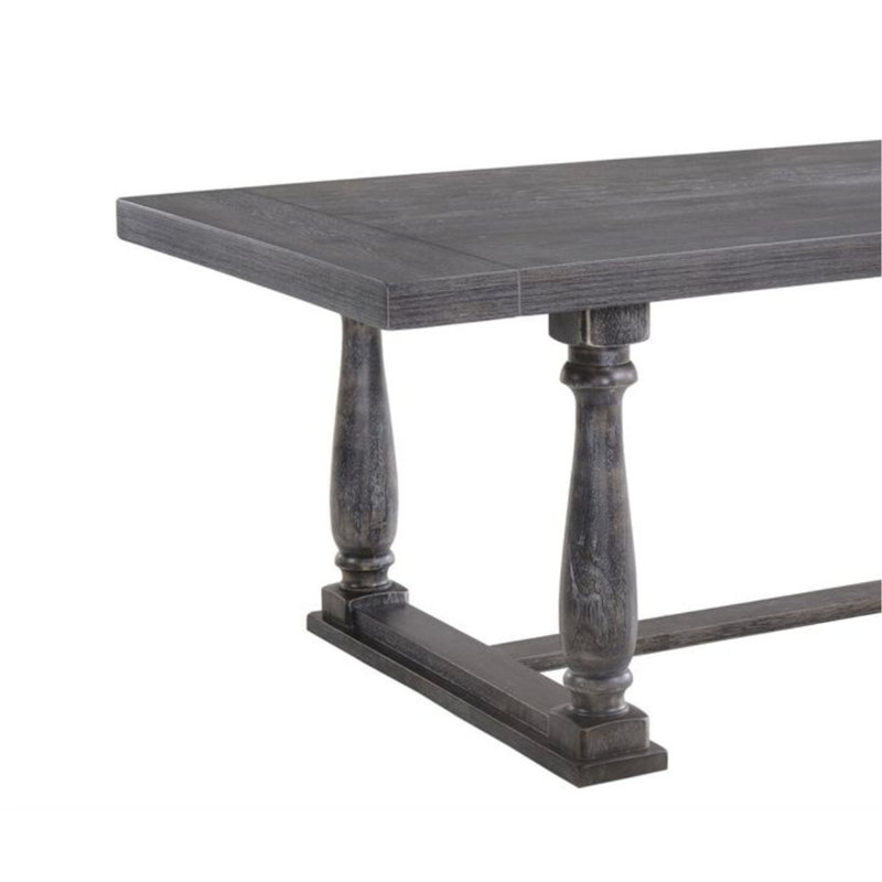 Weathered Oak Dining Table