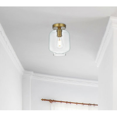Drinkard Glass Flush Mount
