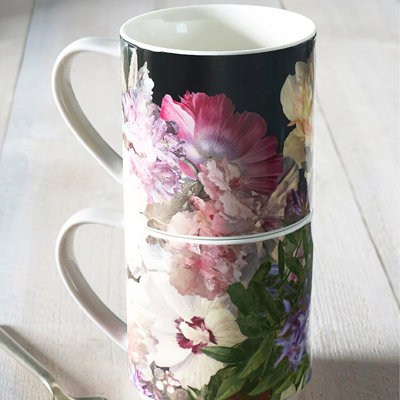 Bone China Latte Mug