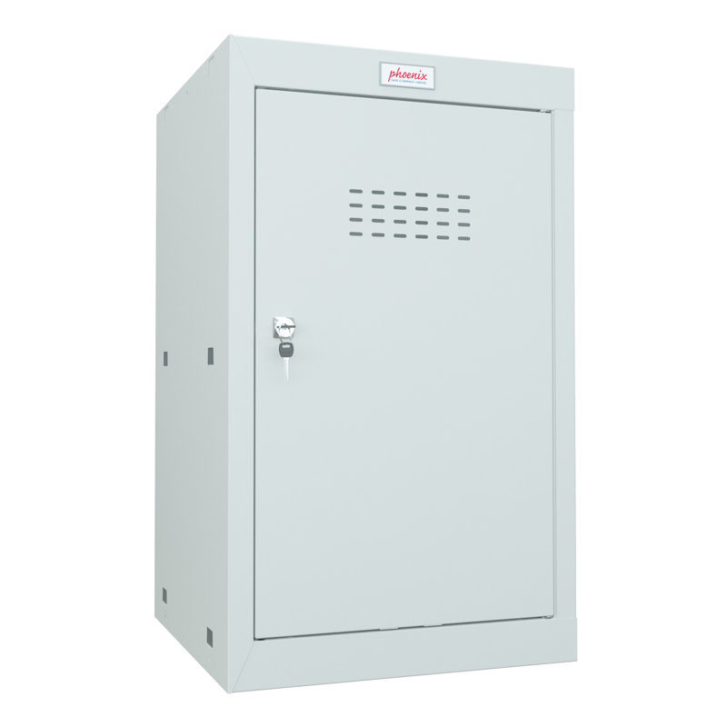 Metal 1 - Tier 40cm with Key, Light Grey