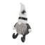 Ensemble de 2 gnomes assis en tissu avec une araignée blanche, pour la décoration d'Halloween