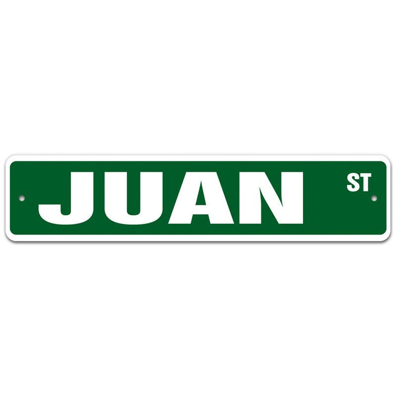 Plaque de rue Lassel, H 7 po x l 30 po x P 0,1 po