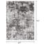 Tapis abstrait en polypropylène gris Sharitta-112223488