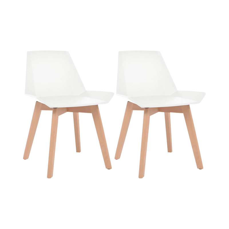 Trace 43cm H Side Chair, White
