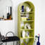 Arched creative open bookcase-400740352