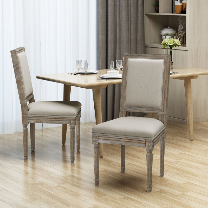 Chaise de salle à manger, Gris, 1