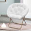 Chaise d'appoint pliante ronde et pliable pour chaise de salle à manger Papasan-1073943733-1107178251-1073943736