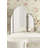Amoli Metal Arched Tri-Fold Mirror