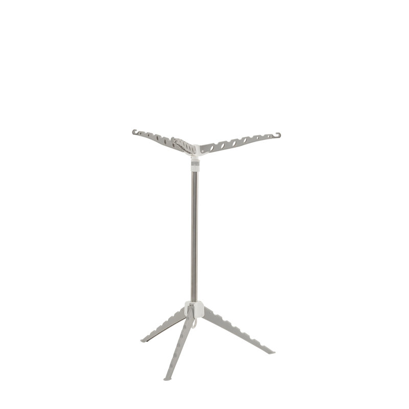 Meghon Steel Foldable Tripod Drying Rack, Grey
