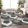 Premium Machine Washable Lisse Gray Rug