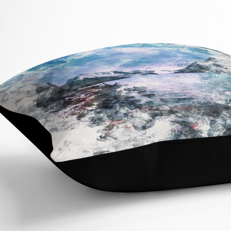 Square Cushion, 40cm H x 40cm W x 15cm D, Black