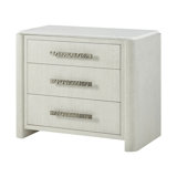 Essence 3 - Drawer Solid Wood Nightstand