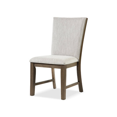 20.4" W Modern Farmhouse Uph Side Chair (2/CTN), Oak
